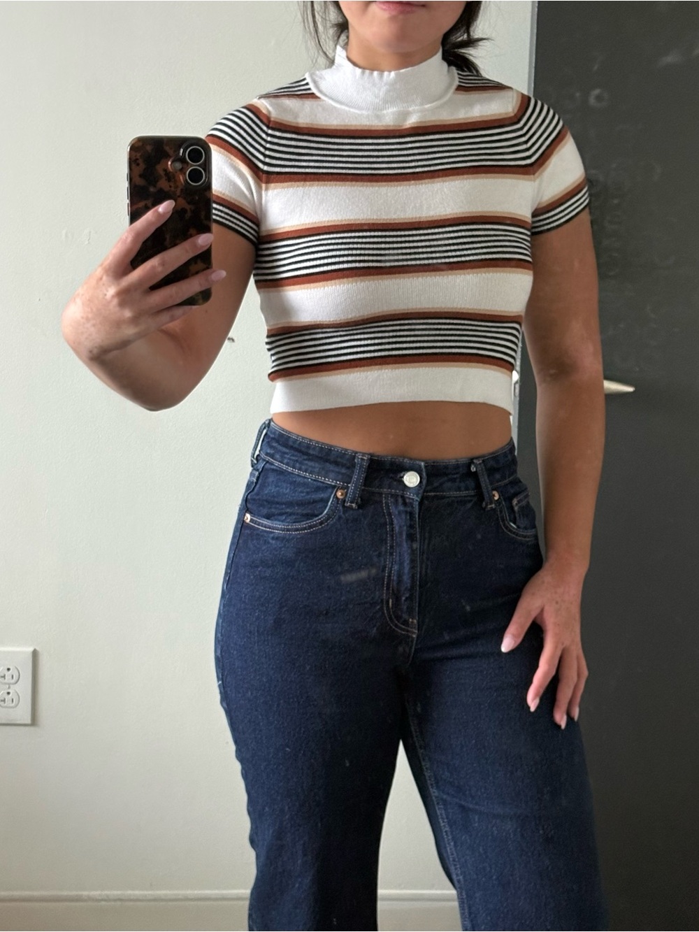 Pacsun Mockneck Knitted Tee